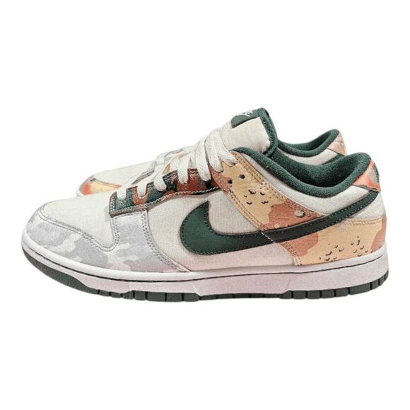 NIKE Dunk Low 'Sail Multi-Camo' Sneakers Size 11 - Picture 3 of 9